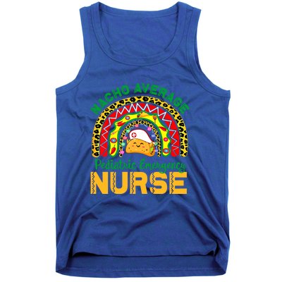 Mexican Nurse Nacho Average Pediatric Emergency Nurse Cool Gift Tank Top