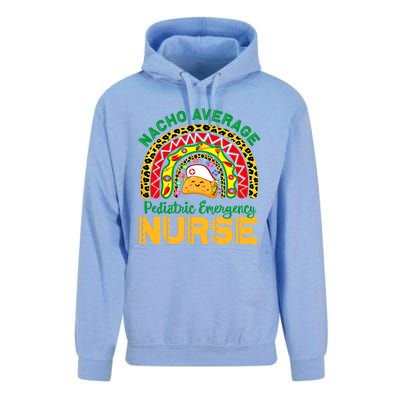 Mexican Nurse Nacho Average Pediatric Emergency Nurse Cool Gift Unisex Surf Hoodie