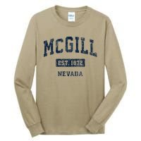 Mcgill Nevada Nv Vintage Established Tall Long Sleeve T-Shirt