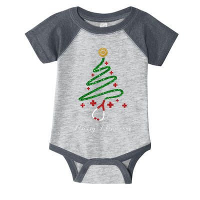 Merry Nursemas Nurse Christmas Infant Baby Jersey Bodysuit