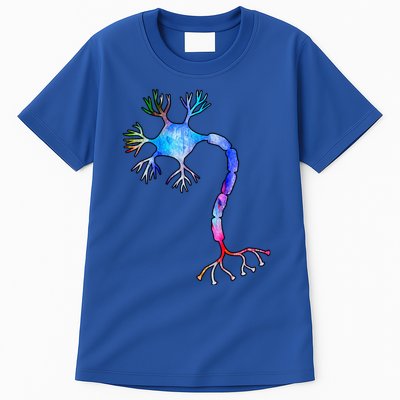 Multipolar Neuron Nerve Cell Neurology Watercolor Art Print Gift Tall T-Shirt