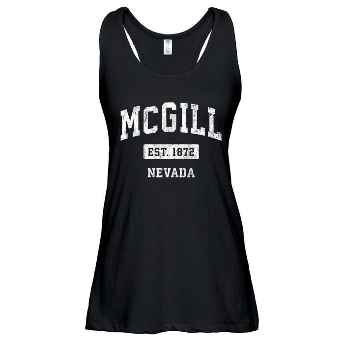 Mcgill Nevada Nv Vintage Sports Established Ladies Essential Flowy Tank