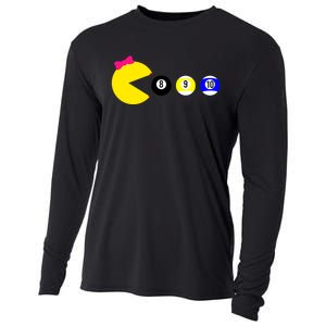 Mrs Nom Nom Billiards Cooling Performance Long Sleeve Crew