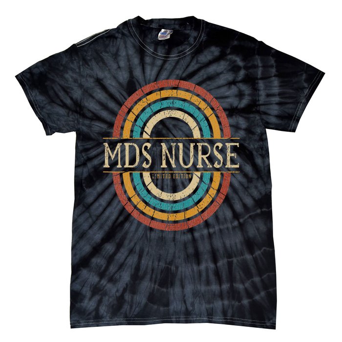 Mds Nurse Nursing Vintage retro Tie-Dye T-Shirt