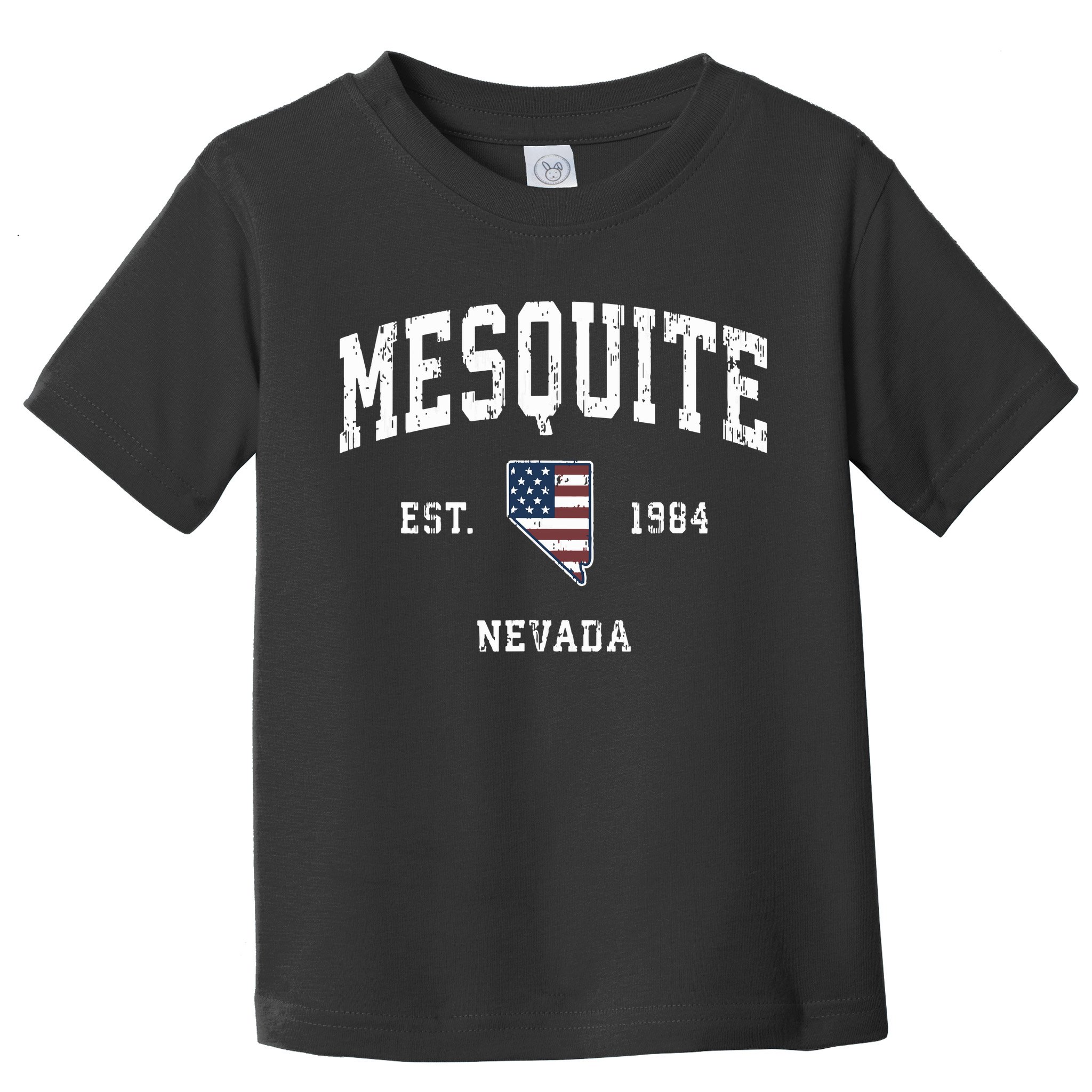 Mesquite Nevada Nv Vintage American Flag Sports Design Toddler T-Shirt