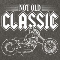 Motorcycle Not Old Classic Design Gifts Cotton Canvas Backpack