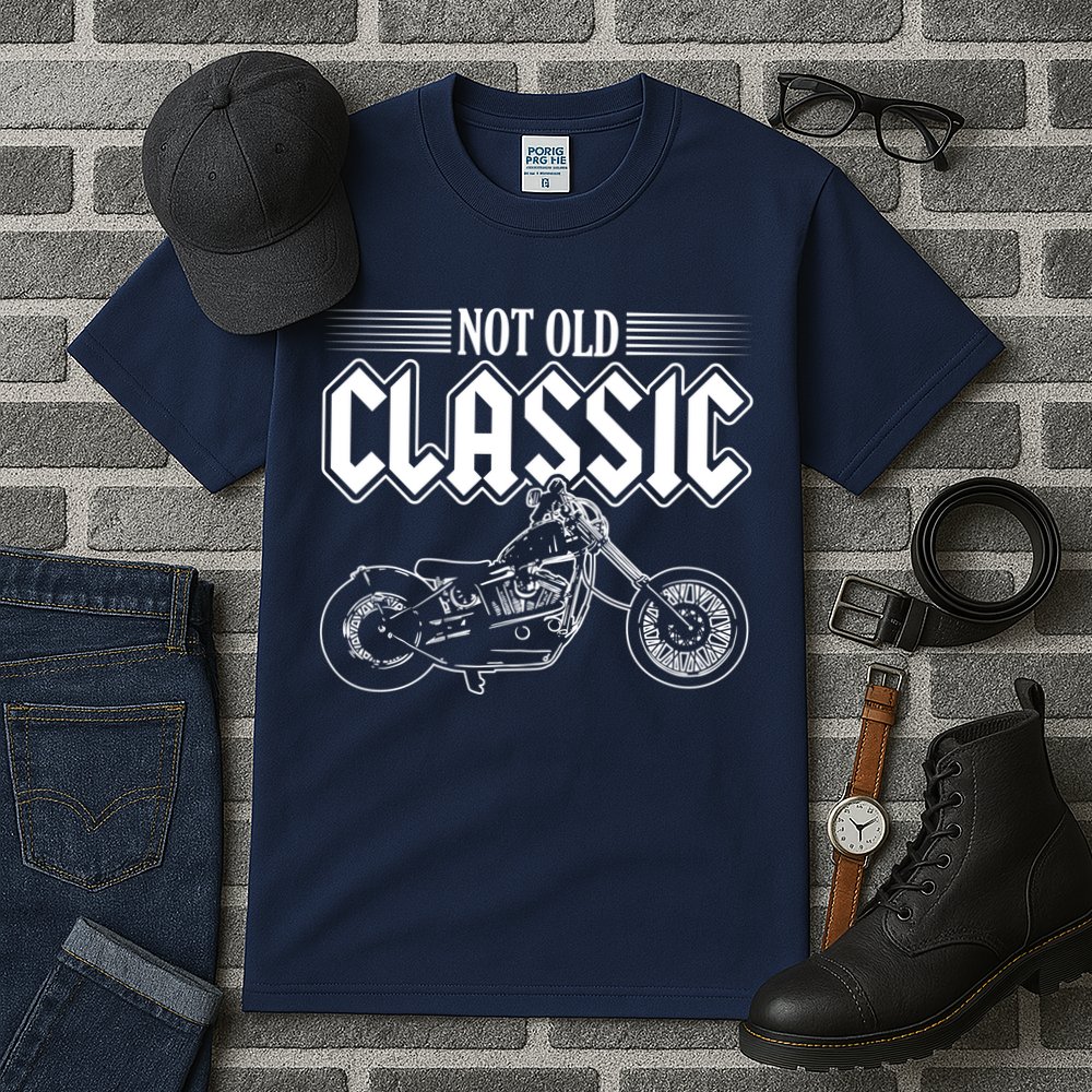 Motorcycle Not Old Classic Design Gifts Tall T-Shirt
