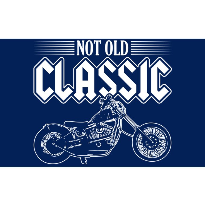 Motorcycle Not Old Classic Design Gifts Bumper Sticker