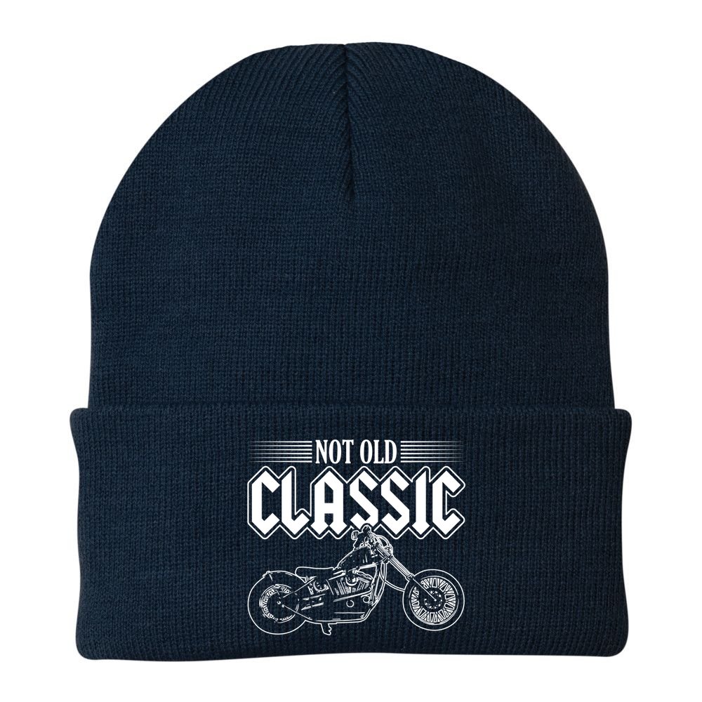 Motorcycle Not Old Classic Design Gifts Beanie
