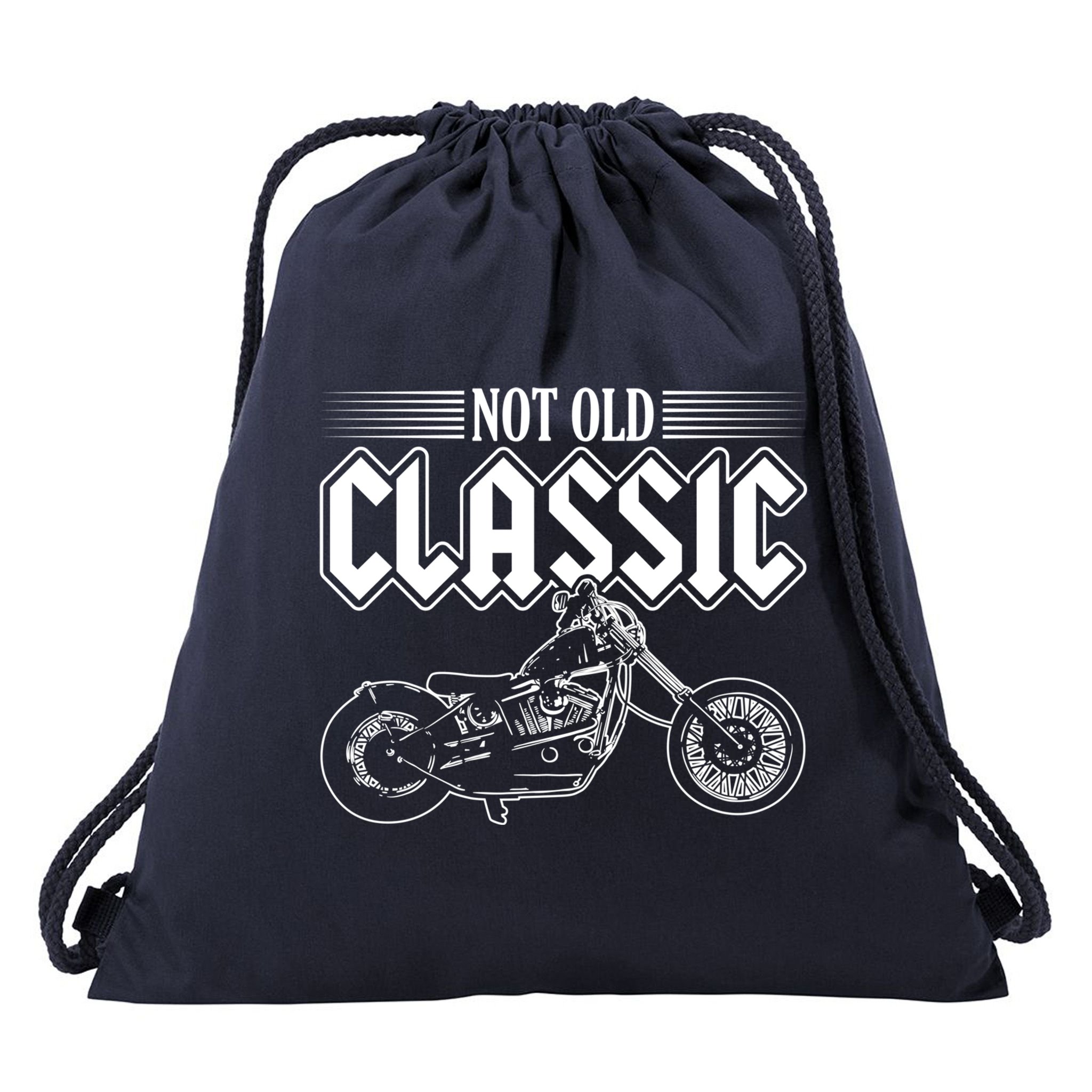 Motorcycle Not Old Classic Design Gifts Drawstring Bag