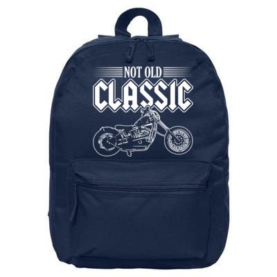 Motorcycle Not Old Classic Design Gifts 16 in Basic Backpack