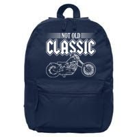 Motorcycle Not Old Classic Design Gifts 16 in Basic Backpack