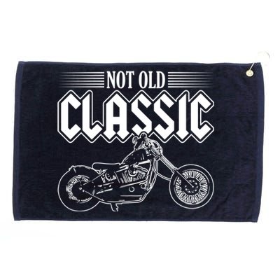 Motorcycle Not Old Classic Design Gifts Grommeted Golf Towel