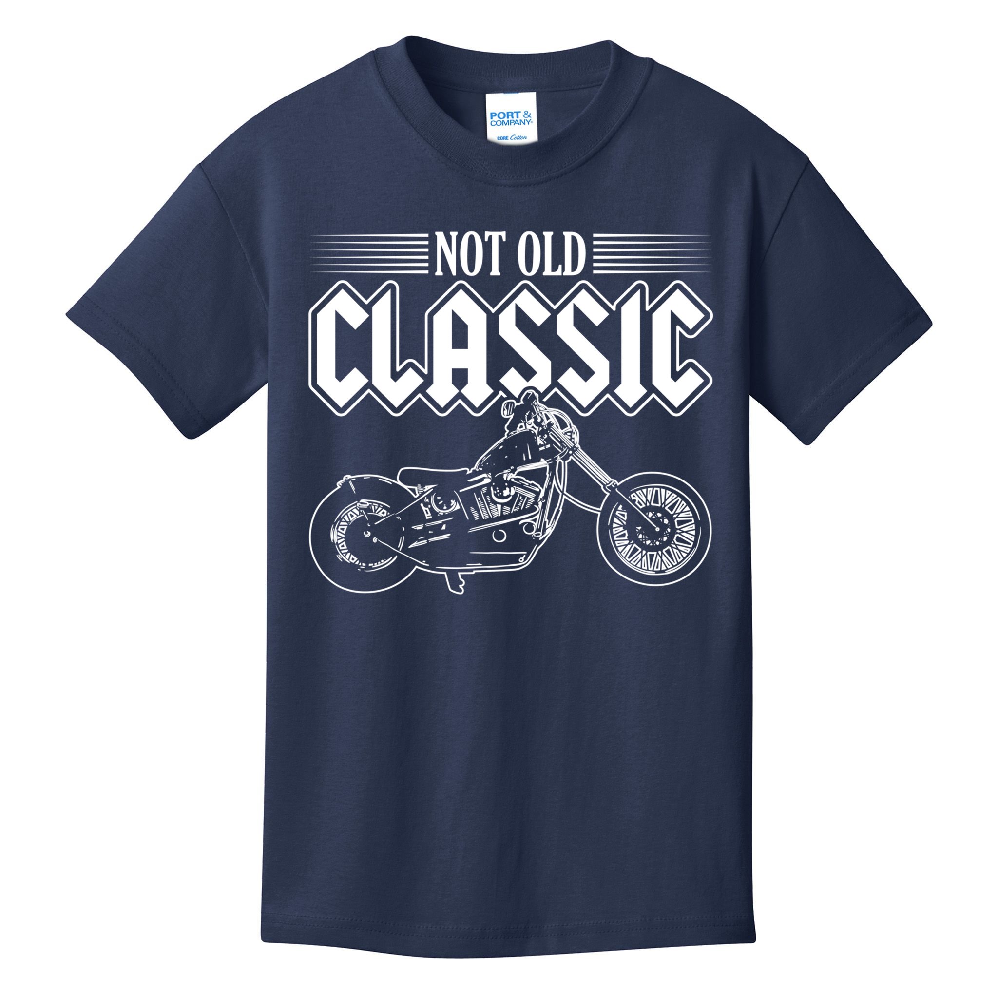 Motorcycle Not Old Classic Design Gifts Kids T-Shirt