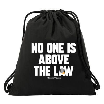 Meidastouch No One Is Above The Law Drawstring Bag