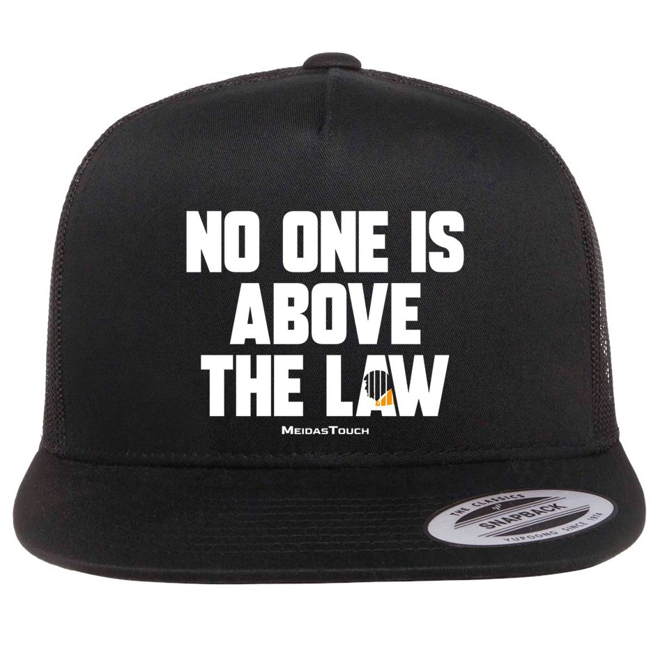Meidastouch No One Is Above The Law Flat Bill Trucker Hat