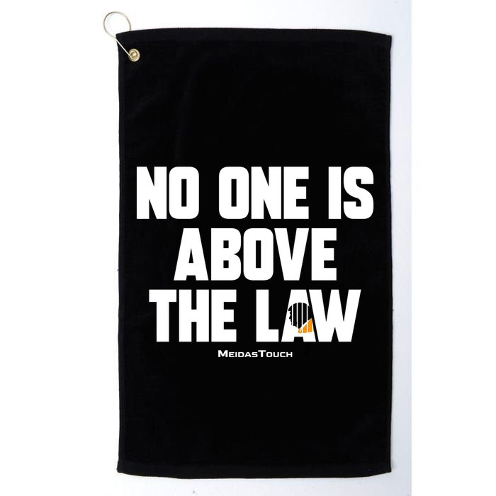 Meidastouch No One Is Above The Law Golf Towel