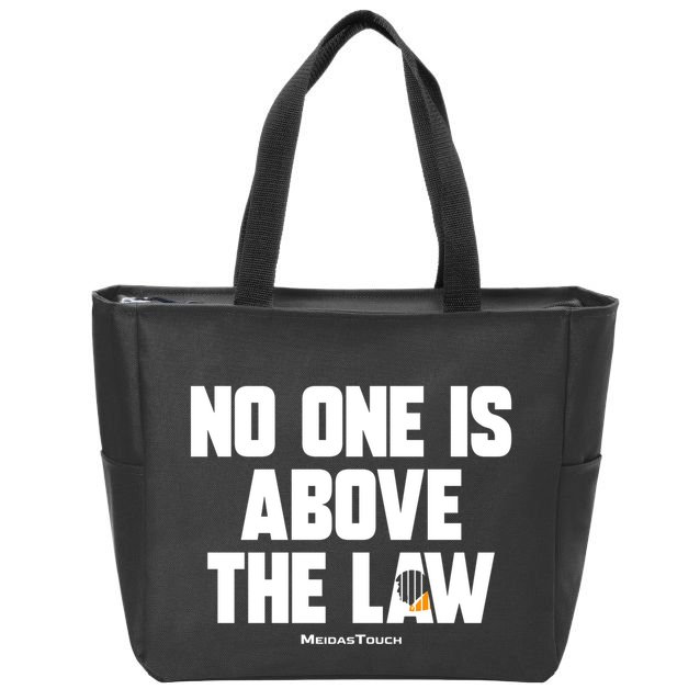 Meidastouch No One Is Above The Law Zip Tote Bag