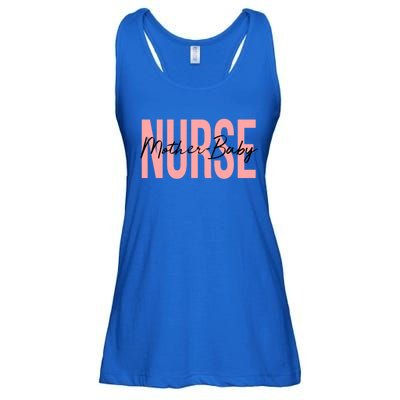 Mother Nurse Obstetric Feet Stethoscope Neonatal Gift Ladies Essential Flowy Tank