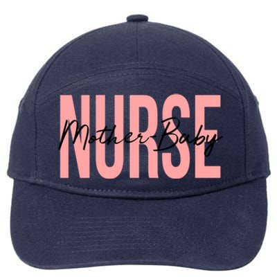 Mother Nurse Obstetric Feet Stethoscope Neonatal Gift 7-Panel Snapback Hat