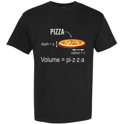 Maths Nerd Pizza Lovers Volume Formula Geek Math Teacher Garment-Dyed Heavyweight T-Shirt