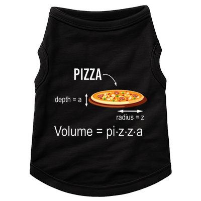 Maths Nerd Pizza Lovers Volume Formula Geek Math Teacher Doggie Tank