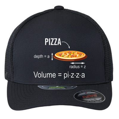 Maths Nerd Pizza Lovers Volume Formula Geek Math Teacher Flexfit Unipanel Trucker Cap