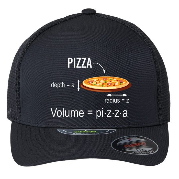 Maths Nerd Pizza Lovers Volume Formula Geek Math Teacher Flexfit Unipanel Trucker Cap