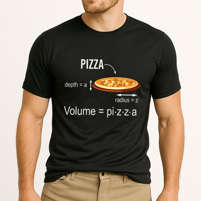 Maths Nerd Pizza Lovers Volume Formula Geek Math Teacher Performance Shirt