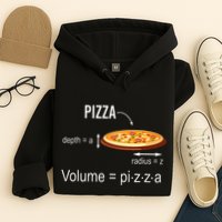 Maths Nerd Pizza Lovers Volume Formula Geek Math Teacher Hoodie