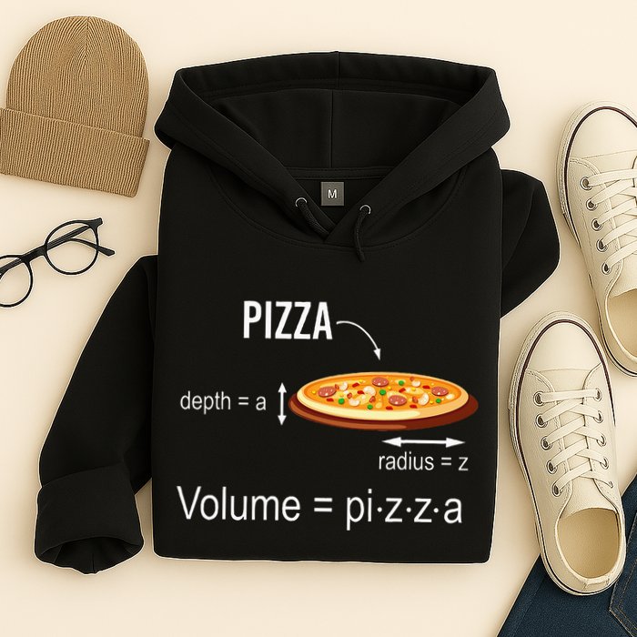 Maths Nerd Pizza Lovers Volume Formula Geek Math Teacher Hoodie
