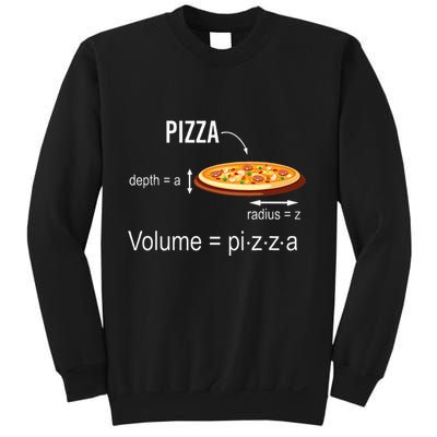 Maths Nerd Pizza Lovers Volume Formula Geek Math Teacher Sweatshirt
