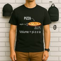 Maths Nerd Pizza Lovers Volume Formula Geek Math Teacher T-Shirt