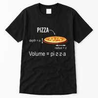 Maths Nerd Pizza Lovers Volume Formula Geek Math Teacher Tall T-Shirt