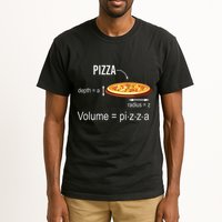 Maths Nerd Pizza Lovers Volume Formula Geek Math Teacher Tall T-Shirt