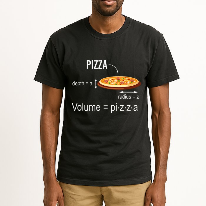 Maths Nerd Pizza Lovers Volume Formula Geek Math Teacher Tall T-Shirt
