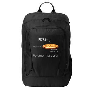 Maths Nerd Pizza Lovers Volume Formula Geek Math Teacher City Backpack