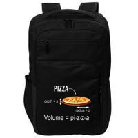 Maths Nerd Pizza Lovers Volume Formula Geek Math Teacher Impact Tech Backpack