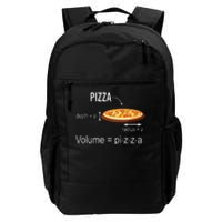 Maths Nerd Pizza Lovers Volume Formula Geek Math Teacher Daily Commute Backpack