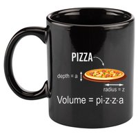 Maths Nerd Pizza Lovers Volume Formula Geek Math Teacher 11oz C Handle Ceramic Mug