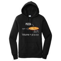 Maths Nerd Pizza Lovers Volume Formula Geek Math Teacher Women's Pullover Hoodie