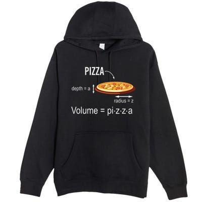 Maths Nerd Pizza Lovers Volume Formula Geek Math Teacher Premium Pullover Hoodie