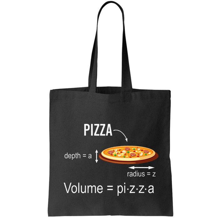 Maths Nerd Pizza Lovers Volume Formula Geek Math Teacher Bag