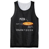 Maths Nerd Pizza Lovers Volume Formula Geek Math Teacher Mesh Reversible Basketball Jersey Tank