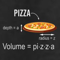 Maths Nerd Pizza Lovers Volume Formula Geek Math Teacher Trucker Hat