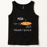 Maths Nerd Pizza Lovers Volume Formula Geek Math Teacher Tank Top