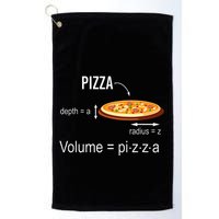 Maths Nerd Pizza Lovers Volume Formula Geek Math Teacher Golf Towel