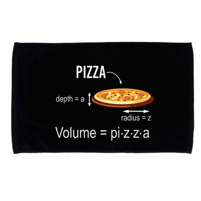 Maths Nerd Pizza Lovers Volume Formula Geek Math Teacher Microfiber Hand Towel