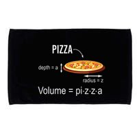 Maths Nerd Pizza Lovers Volume Formula Geek Math Teacher Microfiber Hand Towel