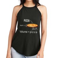 Maths Nerd Pizza Lovers Volume Formula Geek Math Teacher Women's Perfect Tri Rocker Tank